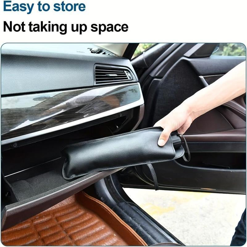 Foldable Anti-Uv Windshield Sunshade, Multipurpose Car Front Window Heat Protective Umbrella for Sedan Suvs, Car Exterior Accessories, Portable Retractable Durable Sun Shade, Windscreen Shade Cover